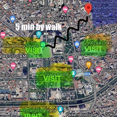 טיראנה Moonshine Apartament מראה חיצוני תמונה